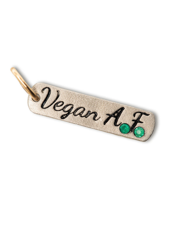 Vegan AF Emerald Charm